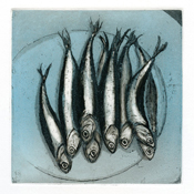 Anchovies, blue variation